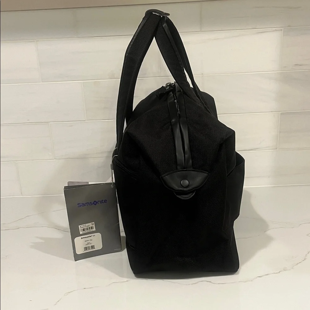 Samsonite NEW Silhouette Boston Bag Carry On Black